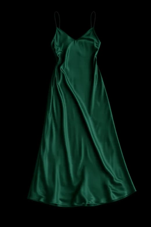 The same dress with the background removed
