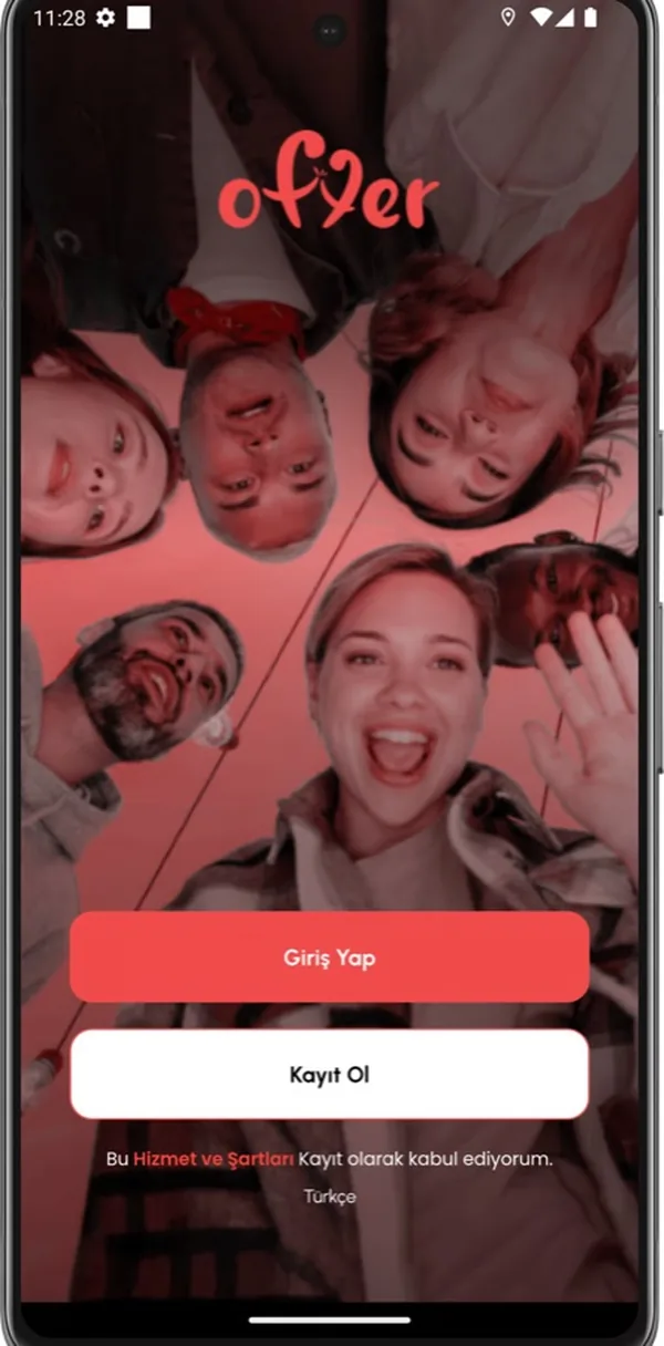 Offer welcome screen